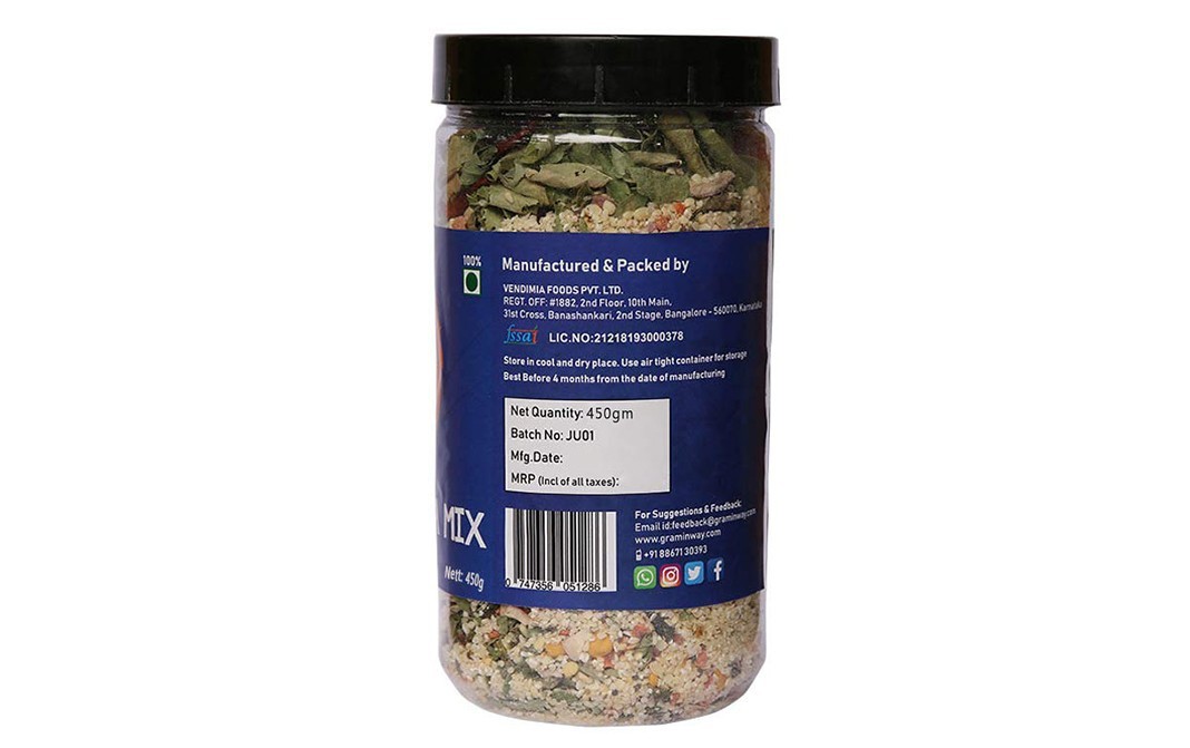 Graminway Jowar Upma Mix    Plastic Jar  450 grams